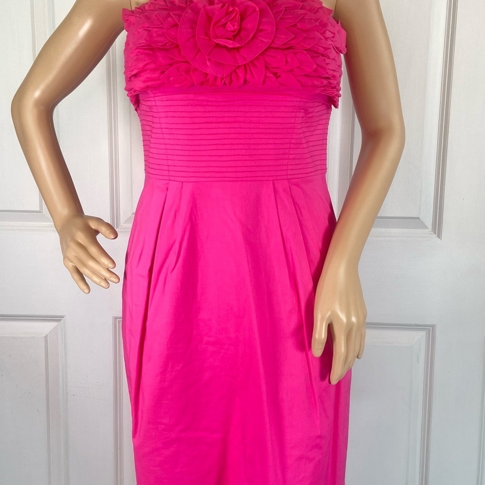 Catherine Malandrino Floral & Leaves Appliqué Sheath Dress - Picture 4 of 14